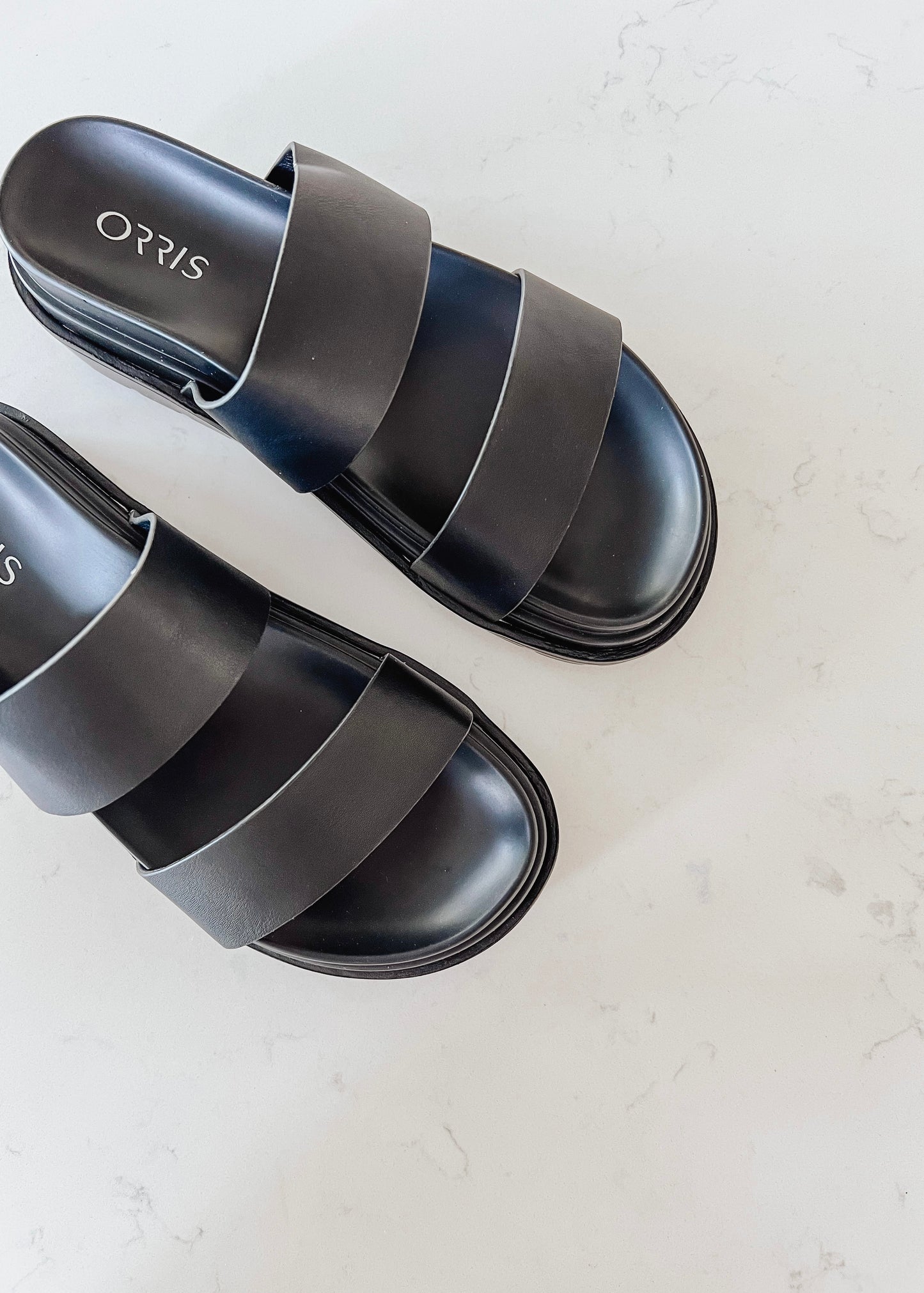 Perfectly Platform Sandals - BLACK