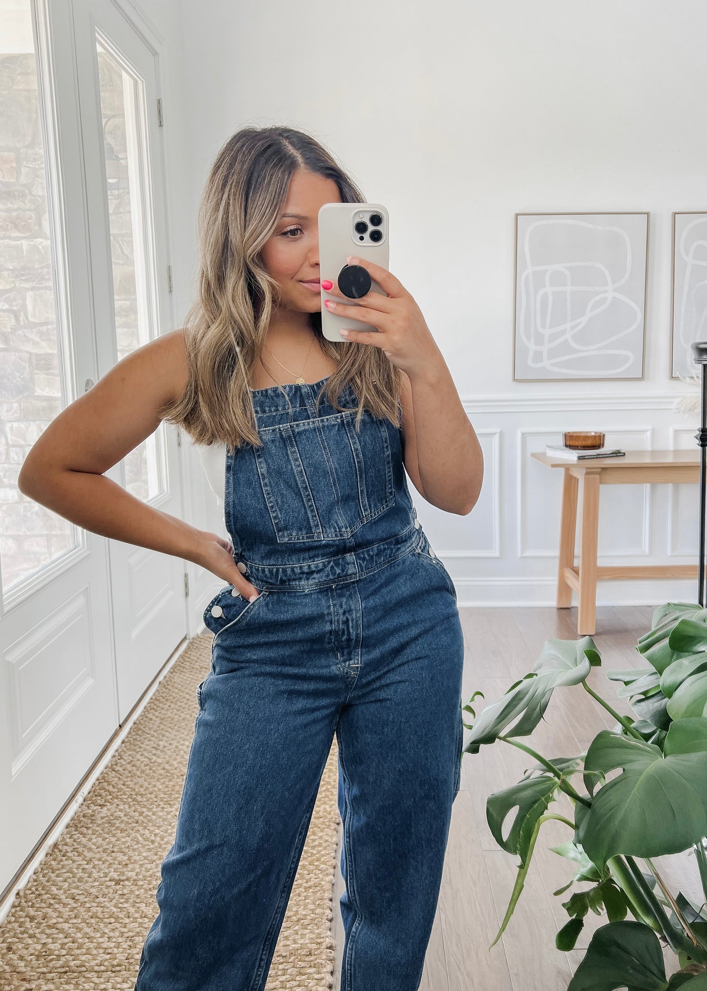 Prairie Dark Wash Denim Overalls