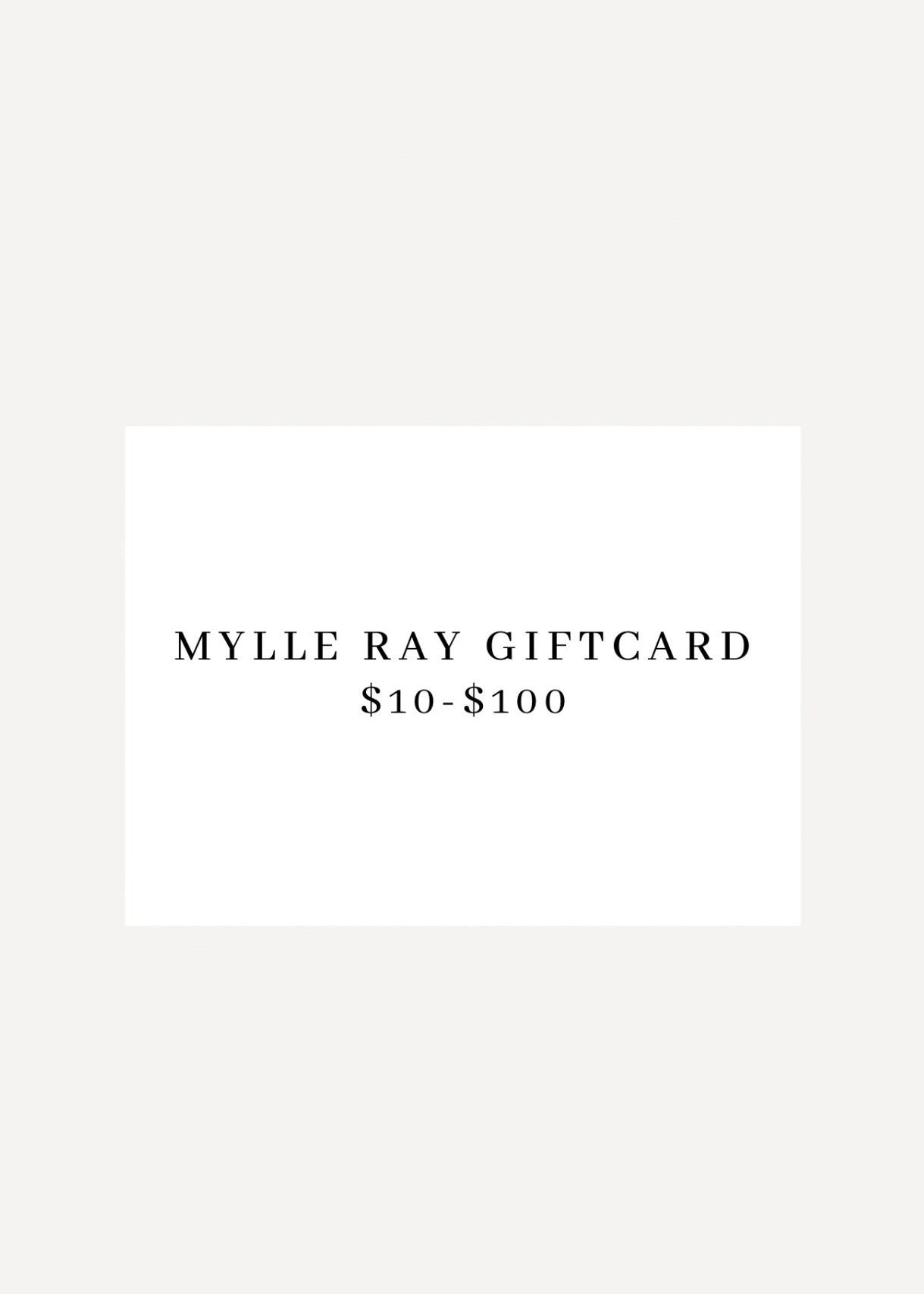 Mylle Ray Boutique Gift Card