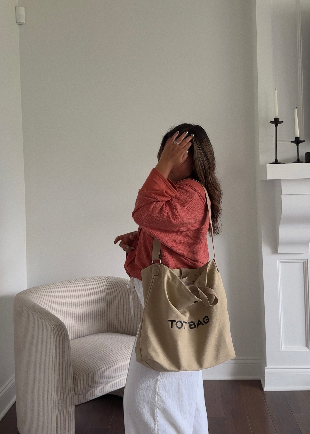 Canvas Tote Bag - KHAKI