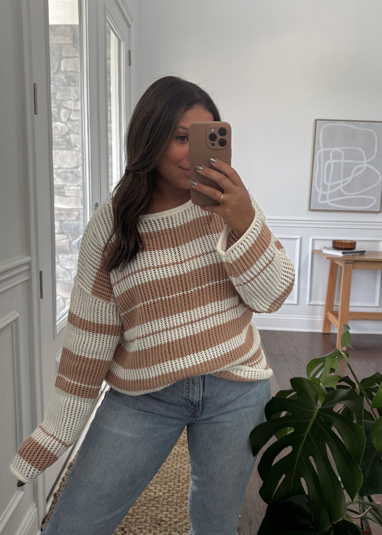 Amber Oversized Knit Sweater - SAND